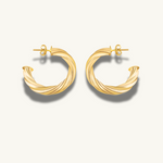 gold waterproof earrings
