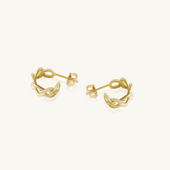 18k Gold Filled Dainty Hoop Earrings