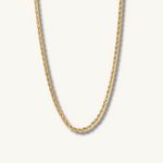 gold rope chain necklace