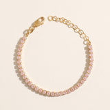 Blush Pink Tennis Bracelet