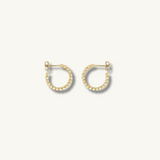 Belle Beaded Hoops