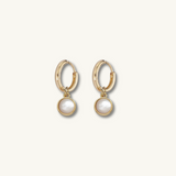 Shell Pearl Hoops