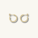 Belle Beaded Hoops