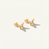 Blaire Gold Butterfly Studs