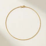 Dainty Box Chain Necklace