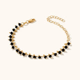 Layla Black Beaded Bracelet