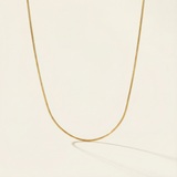 Simply Gold Snake Necklace