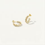 Blakely Bezel Hoops