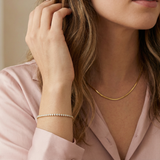 Natalie Solitaire Diamond Tennis Bracelet