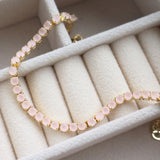 Blush Pink Tennis Bracelet