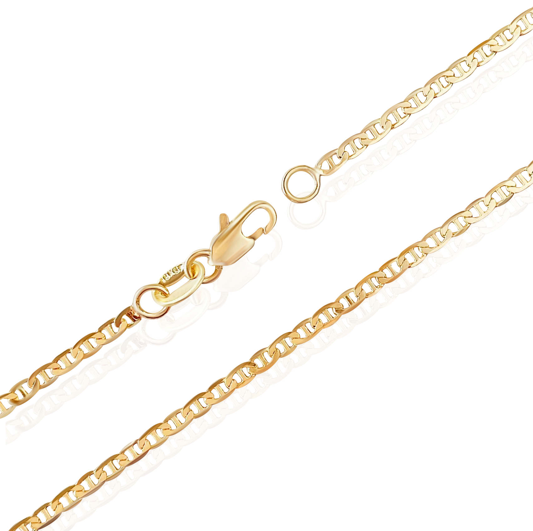 Cora 18K Gold Filled Double Link Necklace - Kate Gates Jewelry