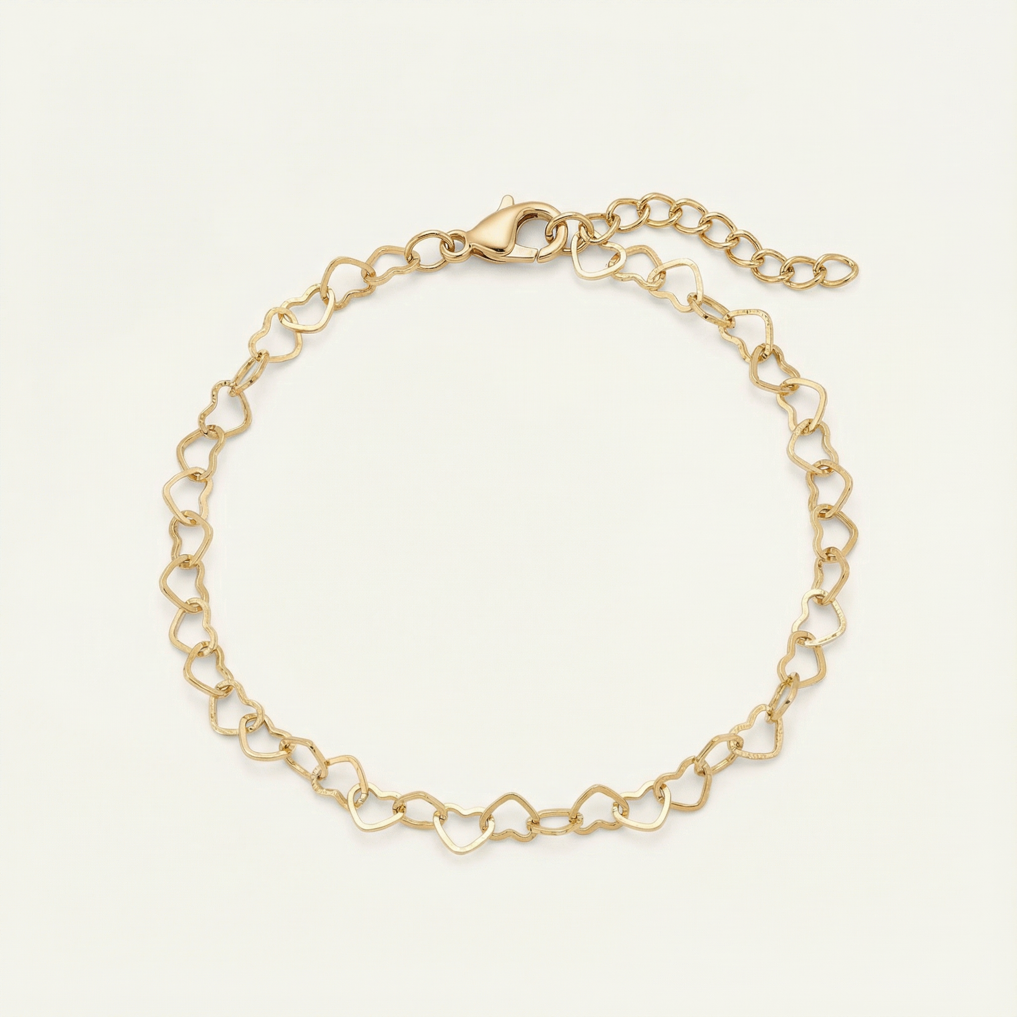 Dainty Gold Heart Bracelet