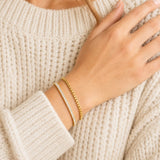 Brielle Gold Box Chain Bracelet