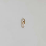 18k Gold Filled Paper Clip Charm - Kate Gates Jewelry