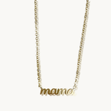 mama gold necklace