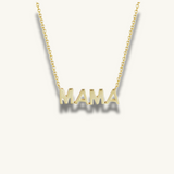 gold mama necklace