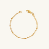 gold satellite bracelet