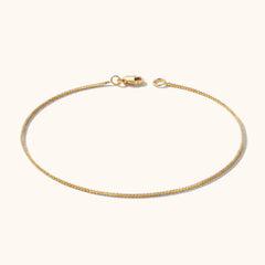 18k gold filled dainty bracelet