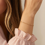 18k Gold Heart Bracelet