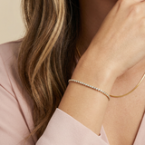 Natalie Solitaire Diamond Tennis Bracelet