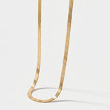Haven Gold Herringbone Necklace