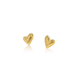 Hannah Heart Stud Earrings