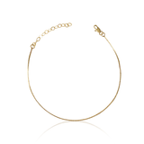 Madeline Dainty 18k Gold Anklet