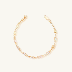 gold opal bracelet