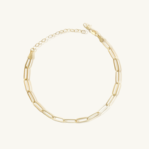 gold ankle bracelet