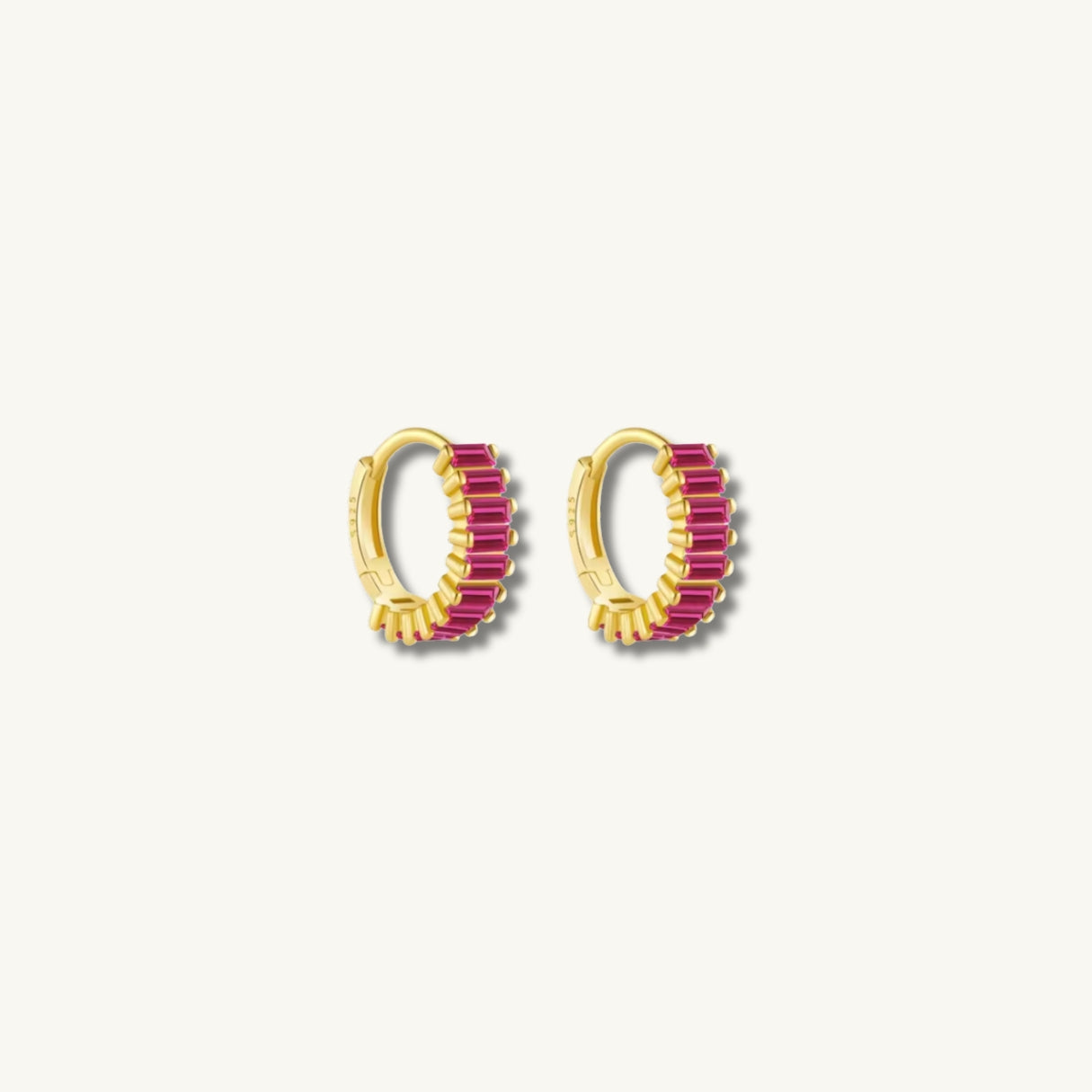 pink earrings