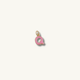 Pink Initial Necklace