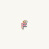 Pink Initial Necklace