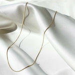 Simple 18K Gold Filled Snake Necklace - Kate Gates Jewelry