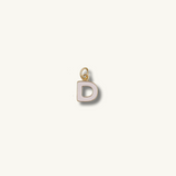 White Initial Necklace