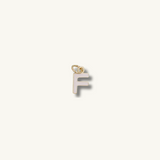 White Initial Necklace