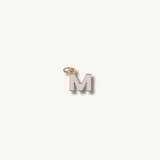 White Initial Necklace