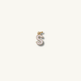 White Initial Necklace