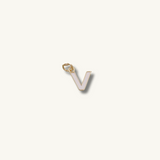 White Initial Necklace