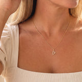 Kate CZ Heart Charm Necklace