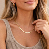 Haven Gold Herringbone Necklace