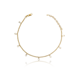 Gold Charm Anklet