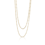 gold satellite necklace